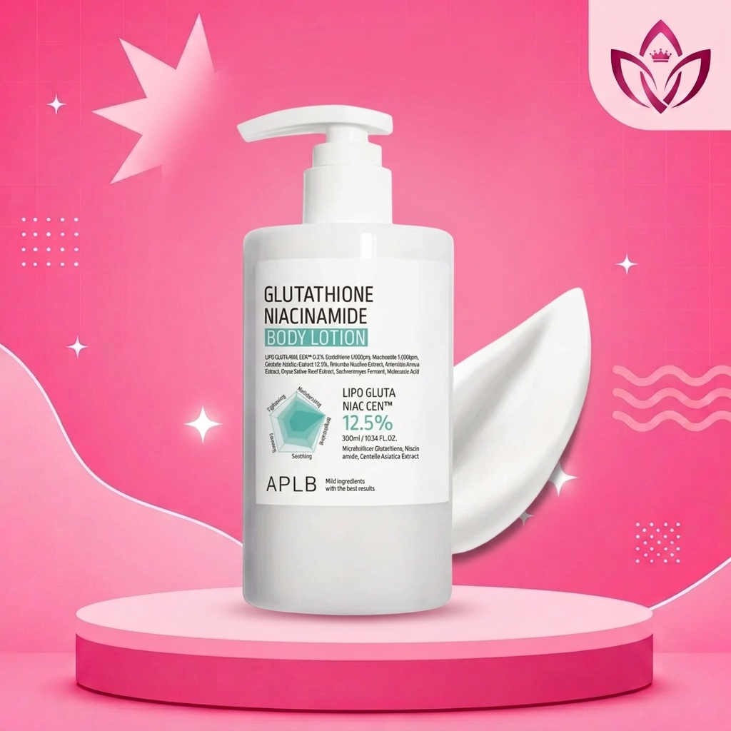 pomelli_photoshoot_image_1_1_0808 (3) APLB Glutathione Niacinamide Body Lotion (300ml) - Image 1