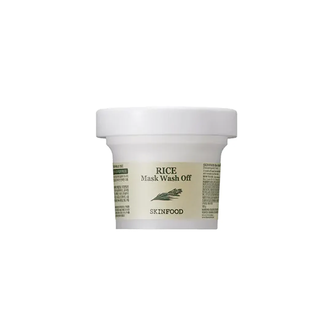 024 SKINFOOD Rice Mask Wash Off 100gm - Image 1