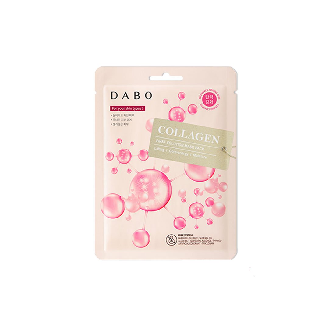 027 Dabo First Solution Mask Pack (Sheet Mask) – COLLAGEN - Image 1