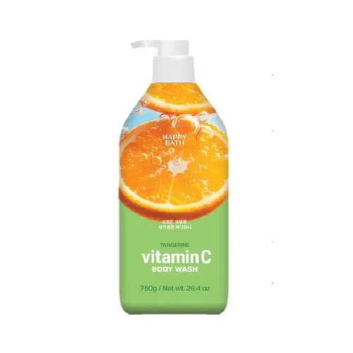 045 Happy Bath Tangerine Vitamin C Body Wash 750 g - Image 1