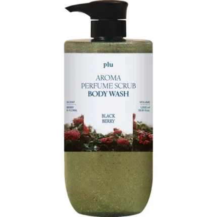 PLU Aroma Perfume Scrub Body Wash Black Berry- 1000ml