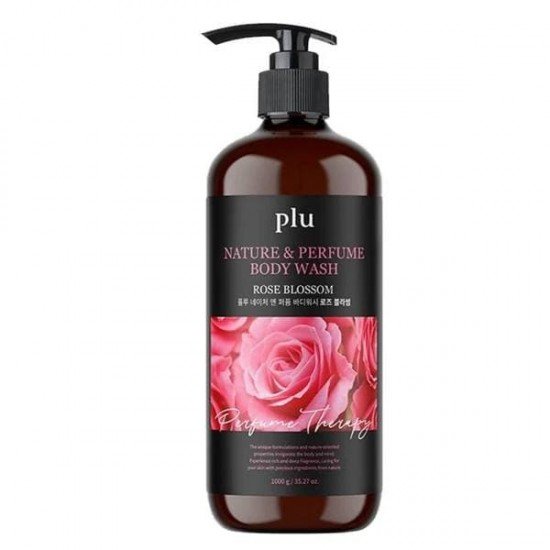047 Plu Nature and Perfume Body Wash Rose Blossom 1000g - Image 1