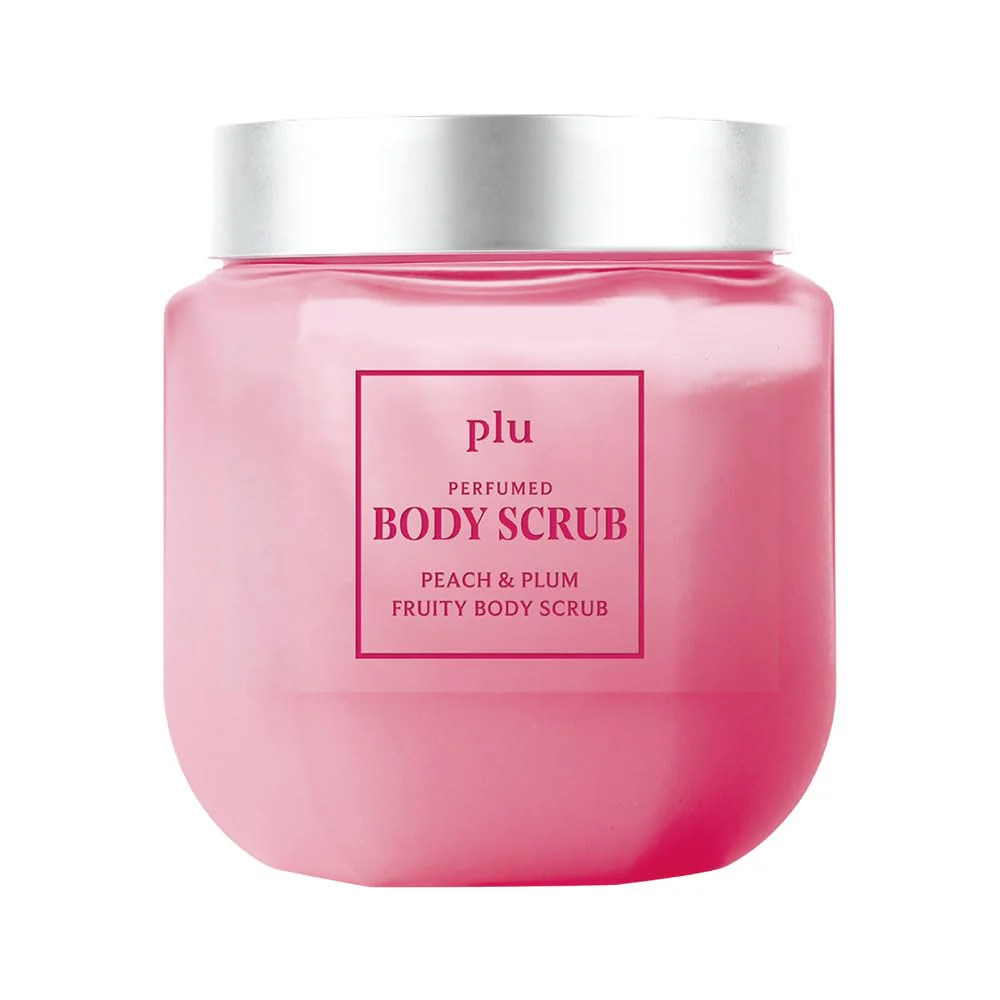 050 plu Perfumed Fruity Body Scrub Peach & Plum 500g - Image 1