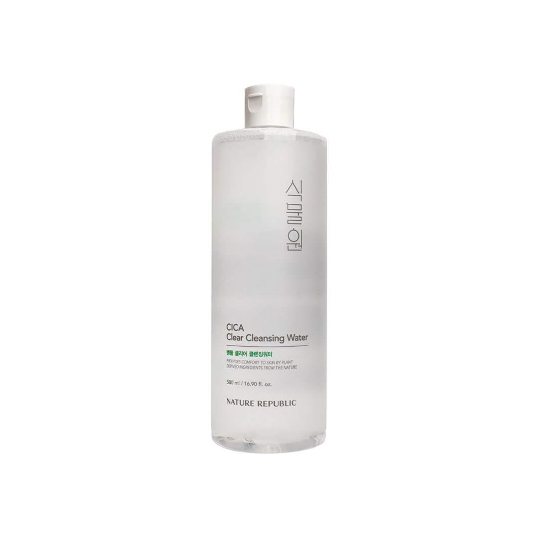 084 Nature Republic Shingmulwon Cica Clear Cleansing Water 500 ml - Image 1