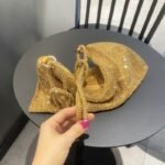 Full Rhinestone Handbag- Gold - Image 2