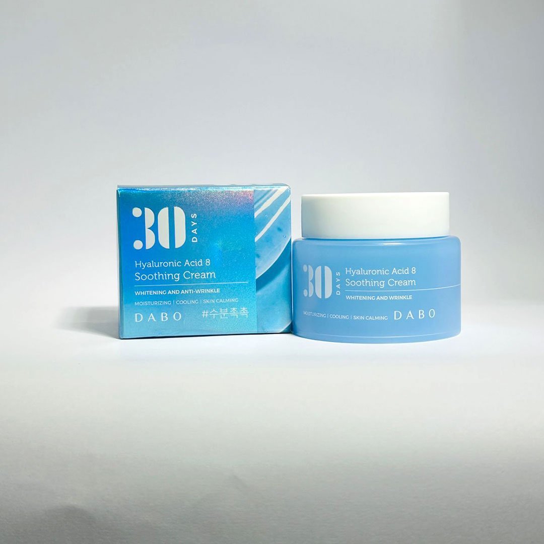 2026/09/1000030484.jpg Dabo 30 Days Hyaluronic Acid 8 Soothing Cream 100 ml - Image 1