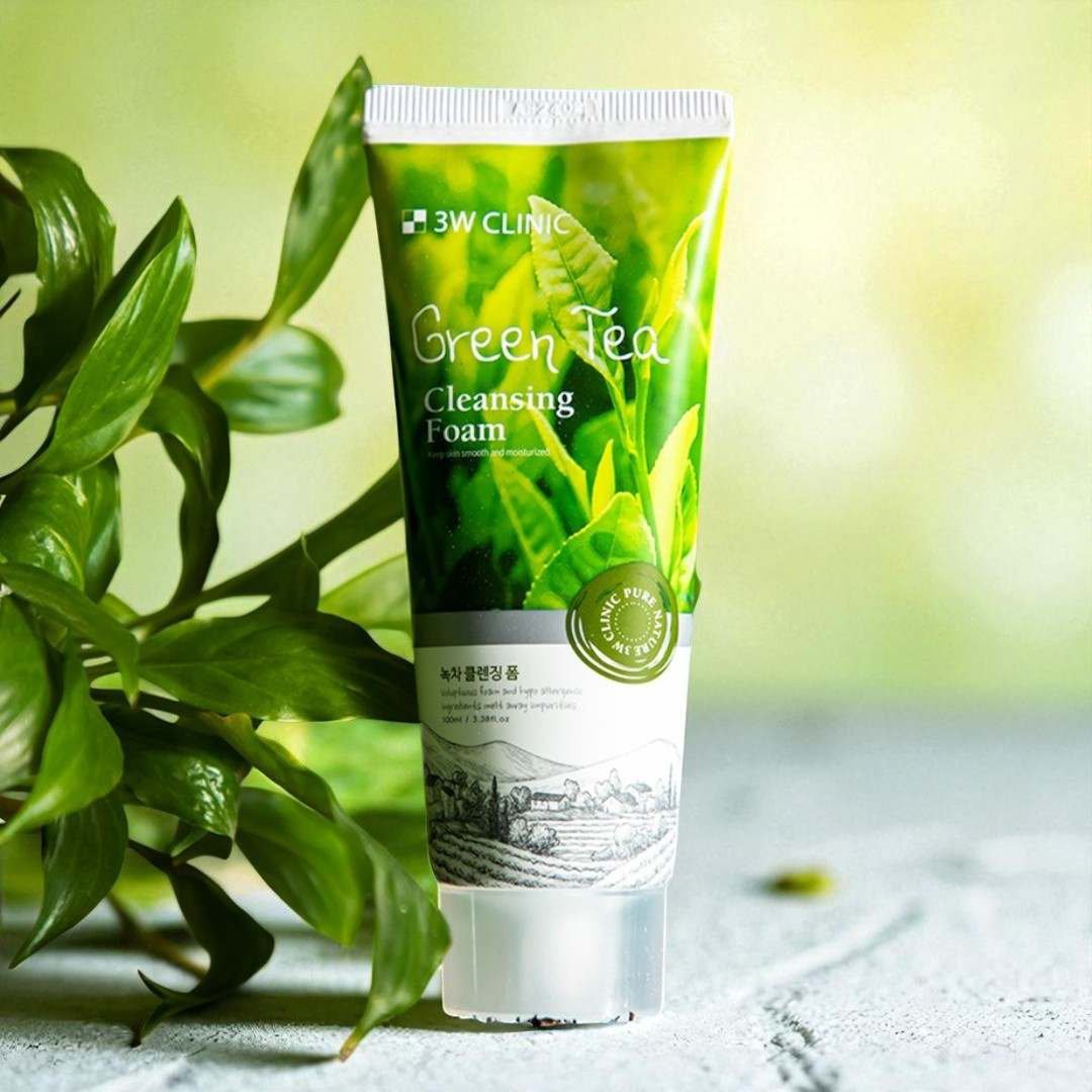 2026/09/1000030861.jpg 3w clinic green tea foam cleansing - 100ml - Image 1