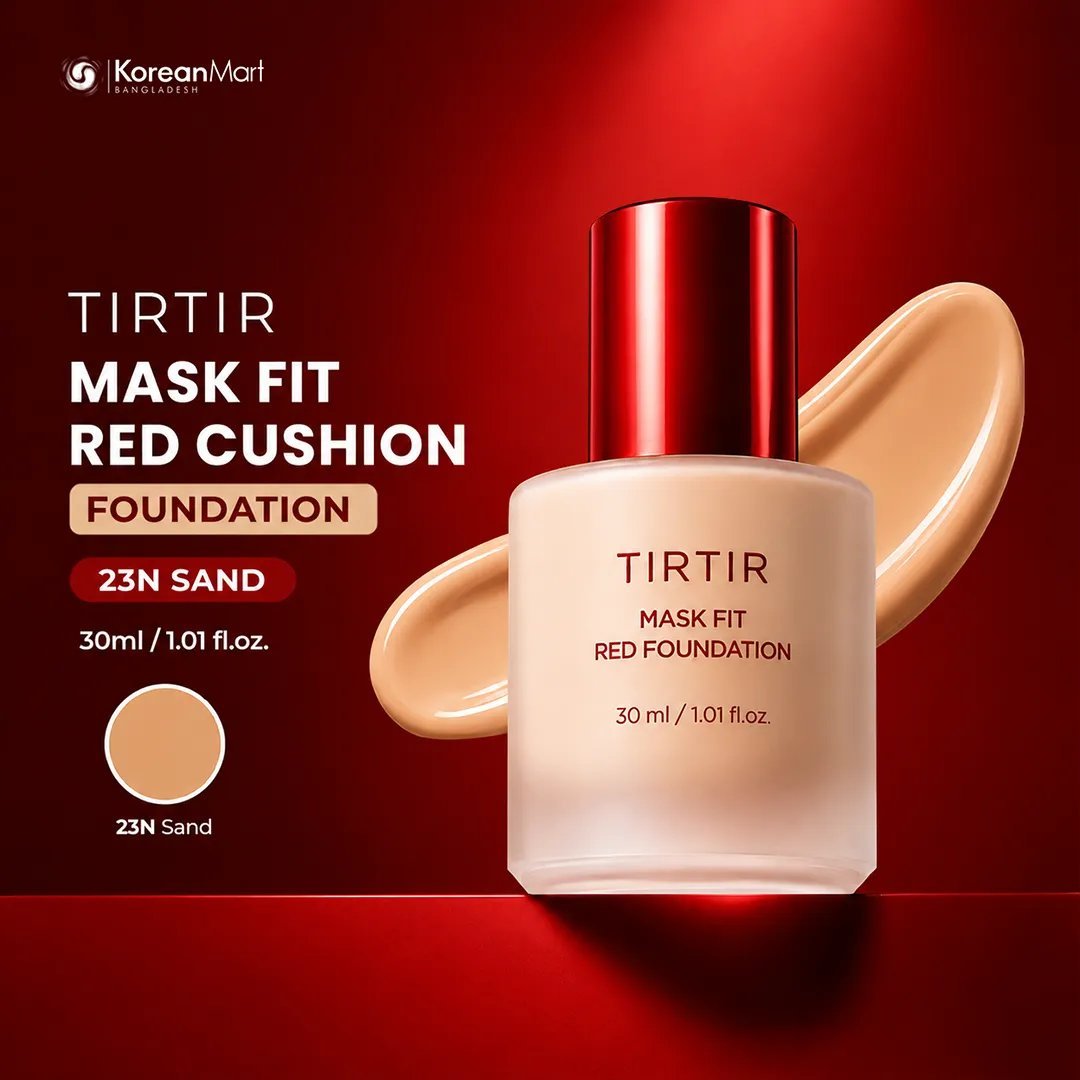 2026/09/1000031316.jpg TIRTIR Mask Fit Red Foundation (23n Sand) - 30ml - Image 1