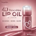 Self Beauty Veganize 4D Dewyshine Lip Oil Gloss (Shade 02 Berry Veil) - 4g