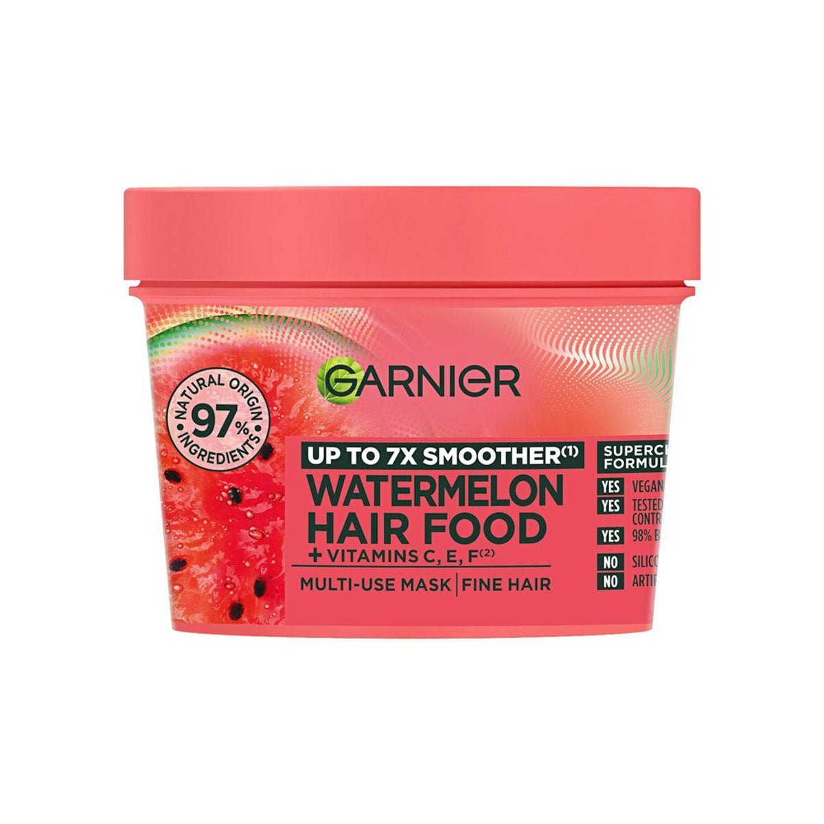 2026/09/1000031744.jpg Garnier Ultimate Blends Watermelon Hair Food 3-In-1 Hair Treatment - Image 1