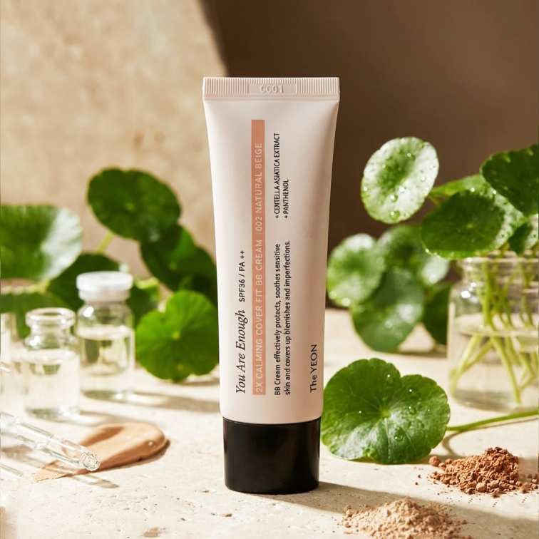 2026/09/1000032054.jpg The Yeon 2x Calming Cover Fit BB (Natural Beige) Cream SPF36 PA++ - 50ml - Image 1