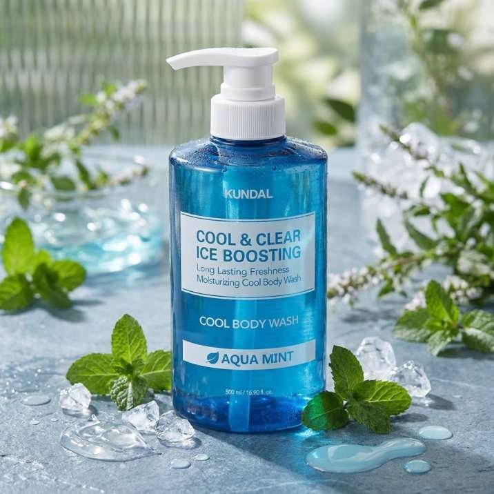 2026/09/1000032255.jpg Kundal Cool & Clear Ice Boosting Body Wash (Aqua Mist) - 500ml - Image 1