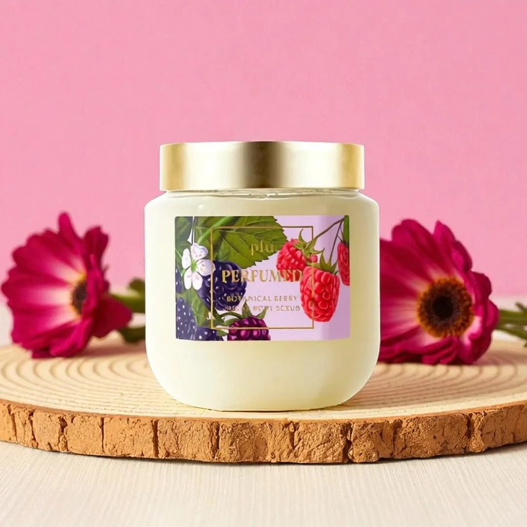 2026/09/1000032567.jpg Plu Perfumed Sugar Body Scrub (Botanical Berry) - 500g - Image 1