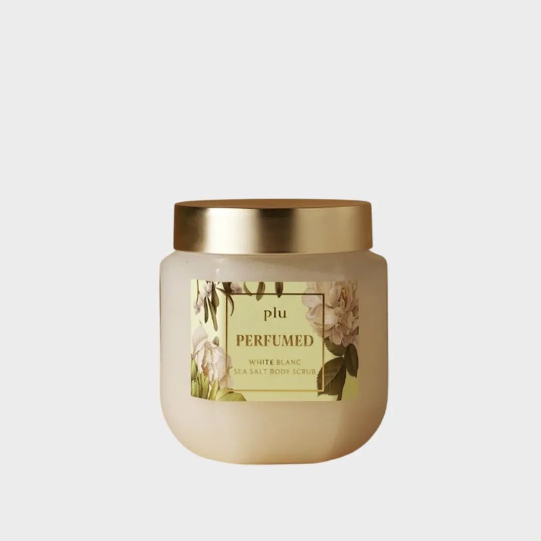 2026/09/1000032569.jpg Plu Perfumed Sea Salt Body Scrub (White Blanc) - 500g - Image 1