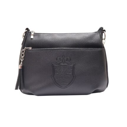 Premium Women Casual Shoulder Bag With Adjustable Strap + ( Black Colour )