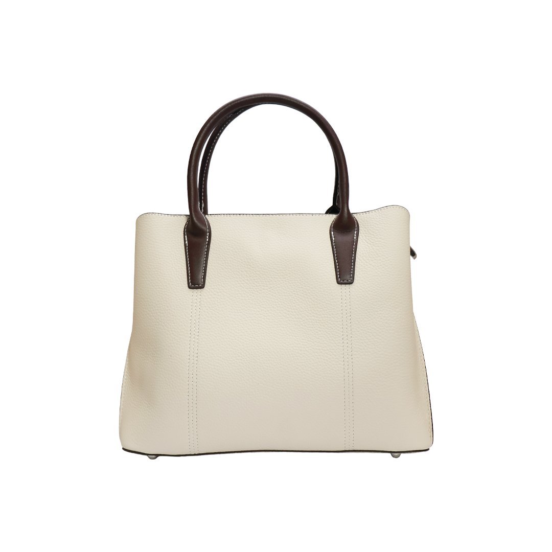 2026/09/1000032619.jpg Premium Women White Office Handbag + ( Off – White Colour ) - Image 1