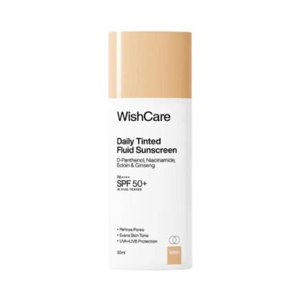 WishCare Daily Tinted Fluid Sunscreen SPF 50 PA++++ #M201 (50ml)