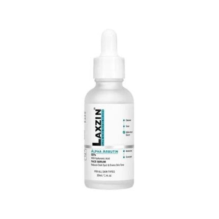 Laxzin Alpha Arbutin 02% with Hyaluronic Acid Serum (30ml)