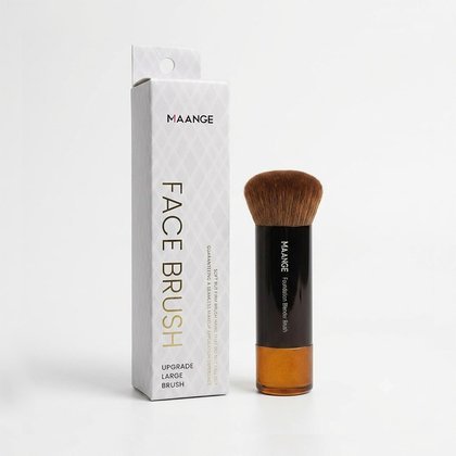2026/09/1000033274.jpg Maange Foundation Blender Brush - Brown - Image 1