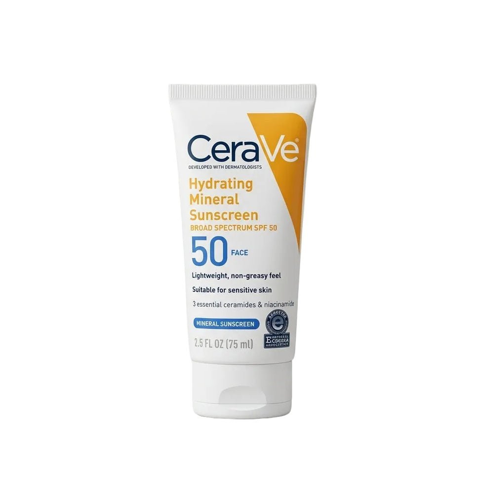 2026/09/1000033433.jpg CeraVe Hydrating Mineral Sunscreen SPF 50 Face Lotion - Image 1