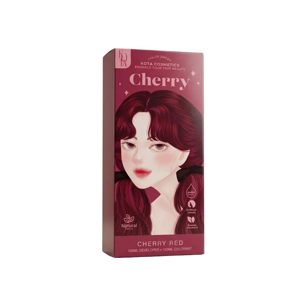 2026/09/1000033620.jpg Kota Color Cream Hair Color Organic- Cherry (Cherry Red) - Image 1