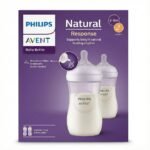 Philips Avent Natural Response Baby Bottle 3-6m, Flow 3 teat, 2 piece (260ml)
