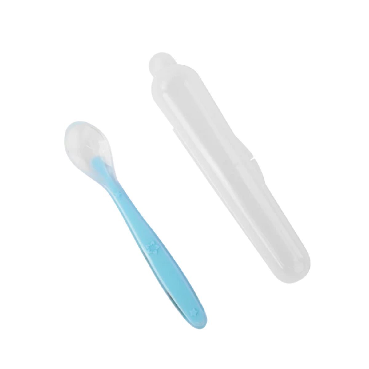 2026/09/1000033641.jpg Aiwibi Baby Silicone Chewable Spoon (Blue) - Image 1