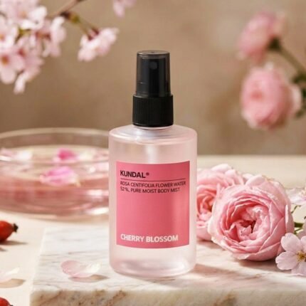 Kundal Pure Moist Body Mist (Cherry Blossom) - 128ml