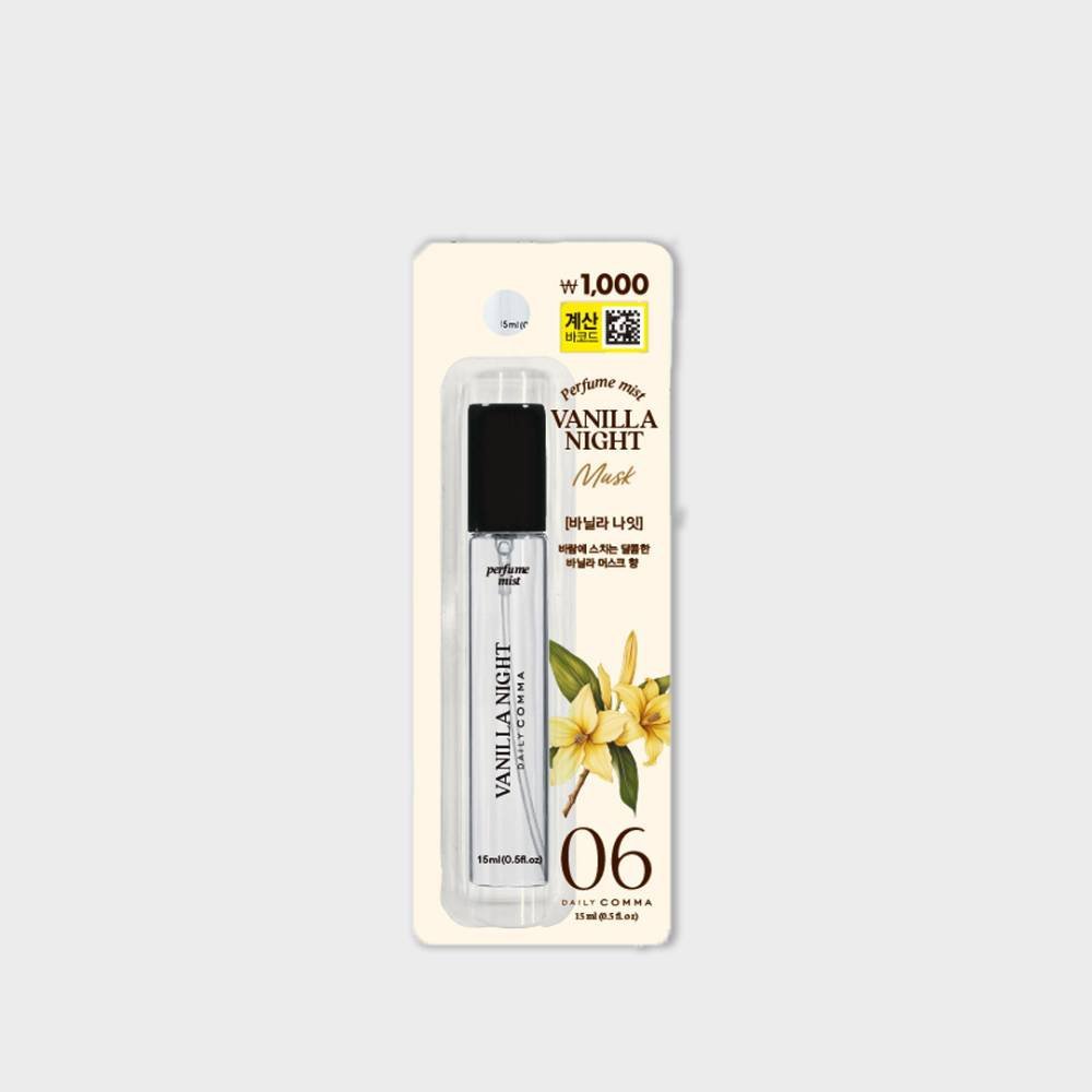 2026/09/1000033930.jpg Daily Comma 06 Fragrance Mist Vanila Night (Musk) - 15ml - Image 1
