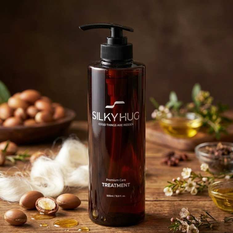 2026/09/1000033982.jpg Silky Hug Extremely Damaged Protein Hair Treatment - 500ml - Image 1