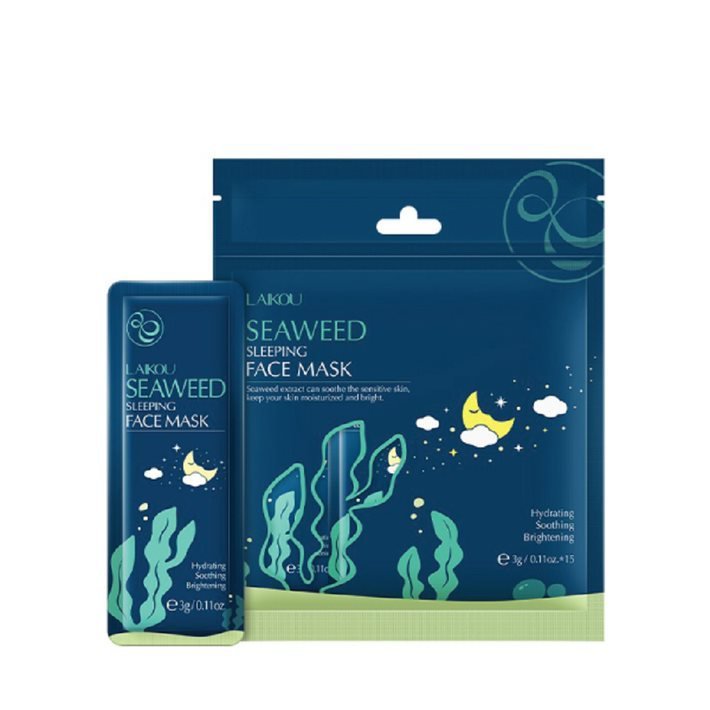 2026/09/1000034075.jpg Laikou Seaweed Sleeping Face Mask (15 Pcs) - Image 1