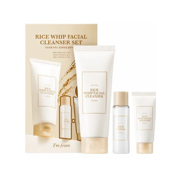 2026/09/1000034397.jpg I'm From Rice Whip Facial Cleanser Set - Image 1