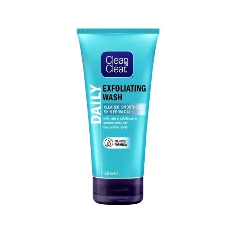 2026/09/1000034401.jpg Clean & Clear Exfoliating Daily Wash (150ml) - Image 1