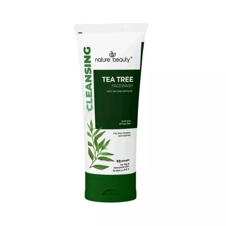 2026/09/1000034409.jpg Nature Beauty Tea Tree Face Wash Purifying Cleanser (100ml) - Image 1