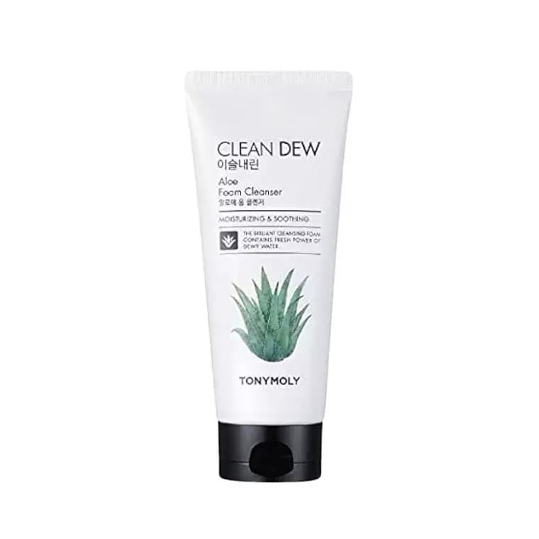 2026/09/1000034416.jpg Tonymoly Clean Dew Aloe Foam Cleanser (180ml) - Image 1