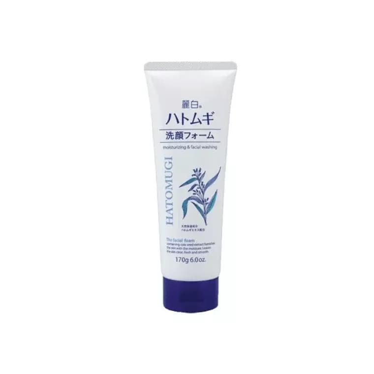 2026/09/1000034436.jpg Kumano Yushi Reihaku Hatomugi Bright Up Facial Wash 170g - Image 1