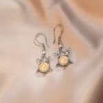 Ox.Sil.Pearl hook ear ring 5 Ana 5 Roti